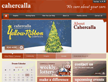Tablet Screenshot of cahercalla.ie
